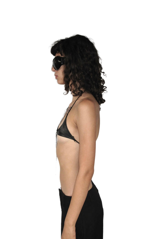 MICRO LEATHER BIKINI