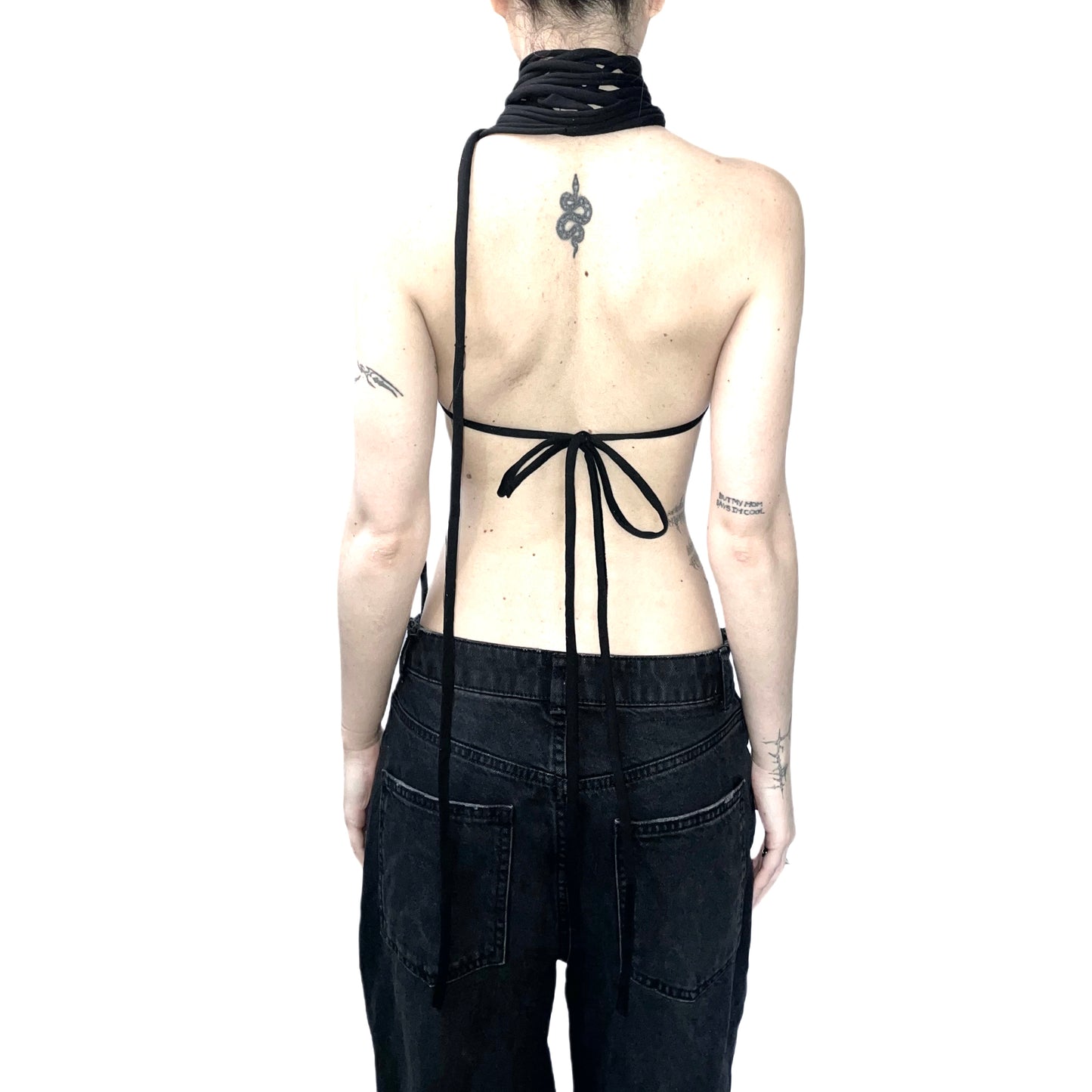 LEATHER MICRO BIKINI