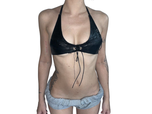 LEATHER BIKINI