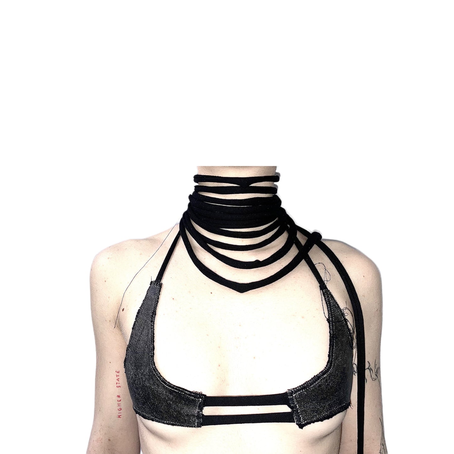 LEATHER MICRO BIKINI